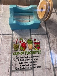 16oz Christmas Decal Cup